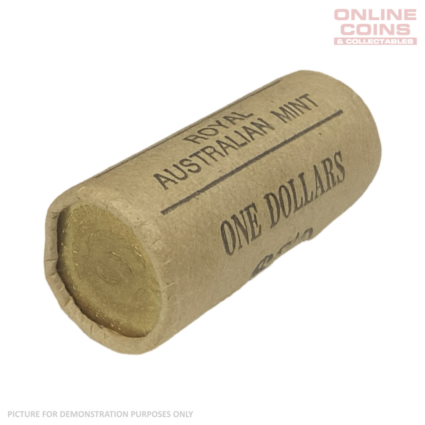 1986 Royal Australian Mint $1 Coin Roll - Head Tails