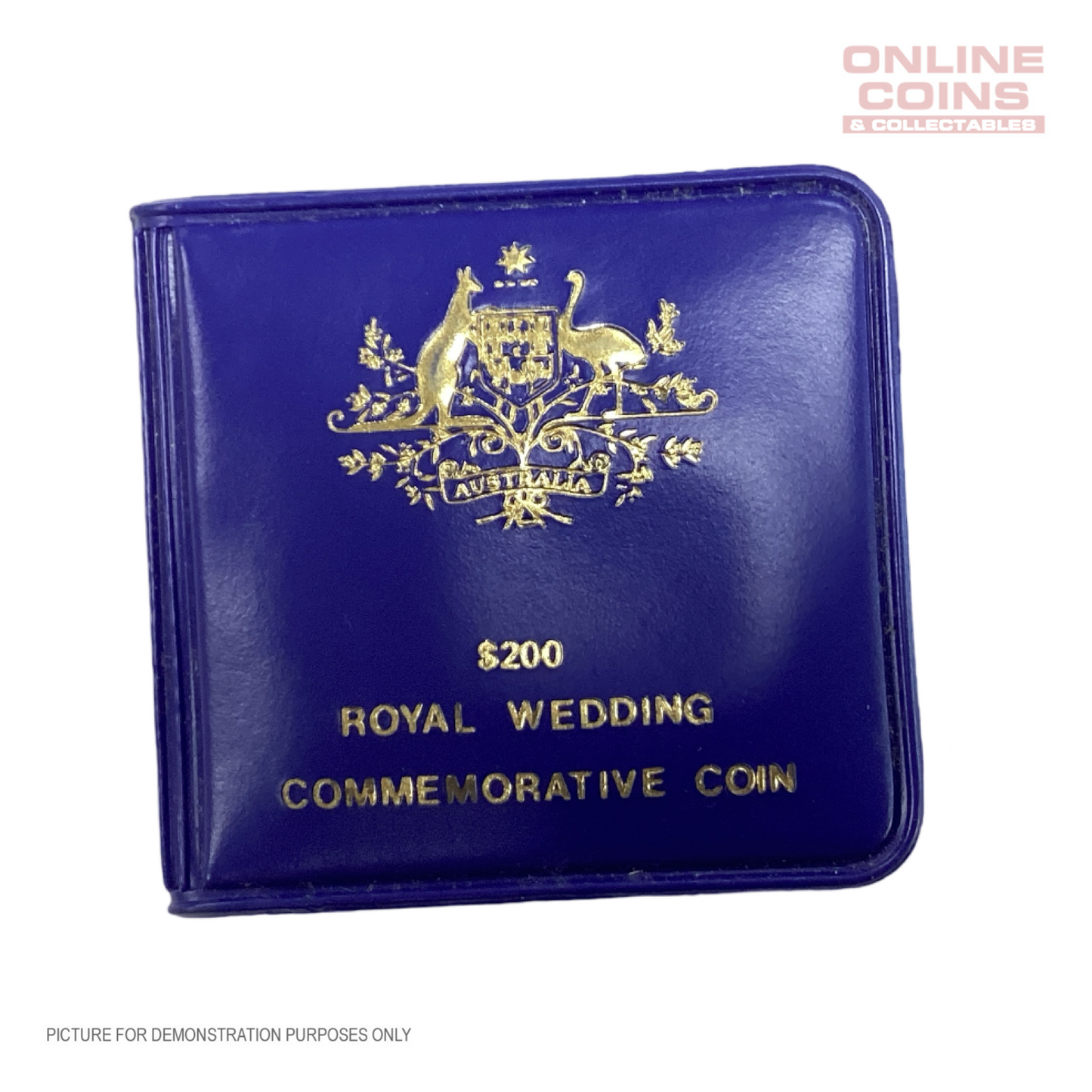 1981 Royal Australian Mint $200 Gold Coin In Flip - Commemorative Royal Wedding