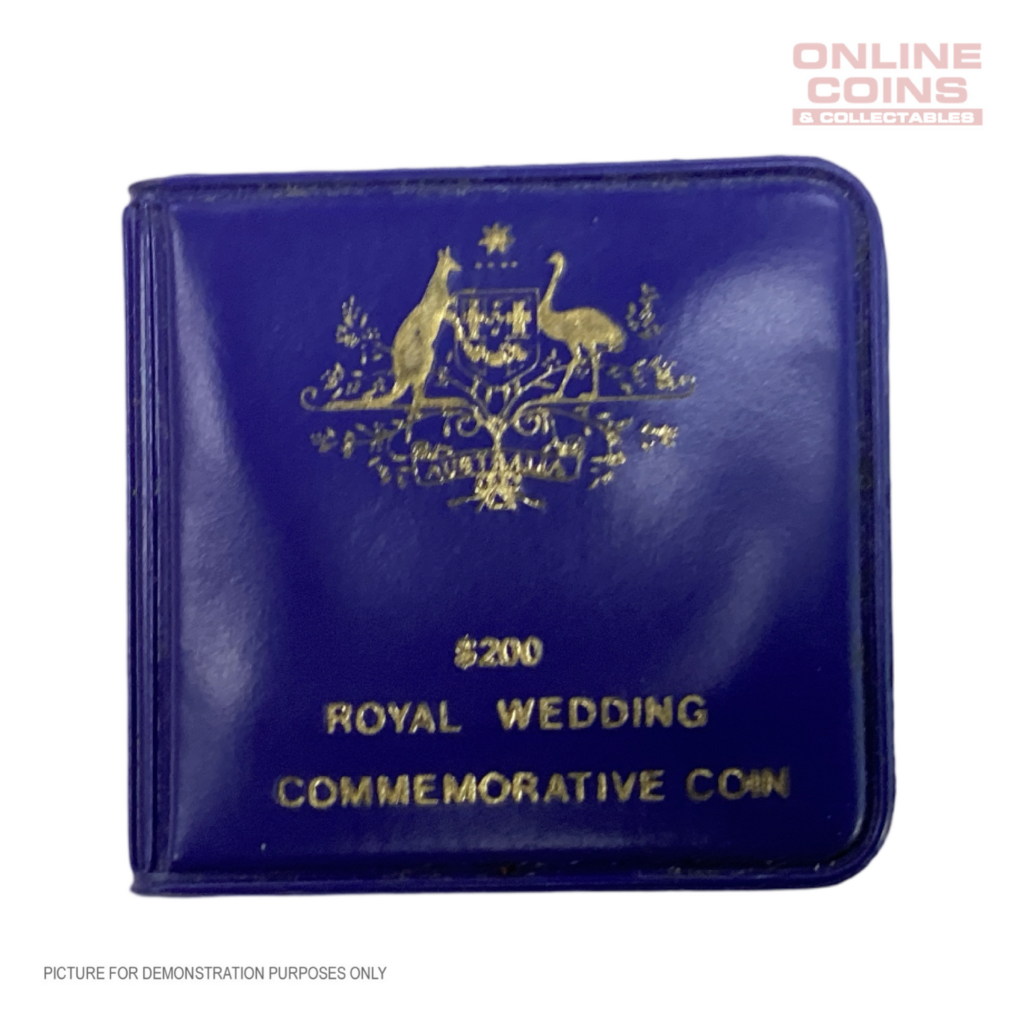 1981 Royal Australian Mint $200 Gold Coin In Flip - Commemorative Royal Wedding