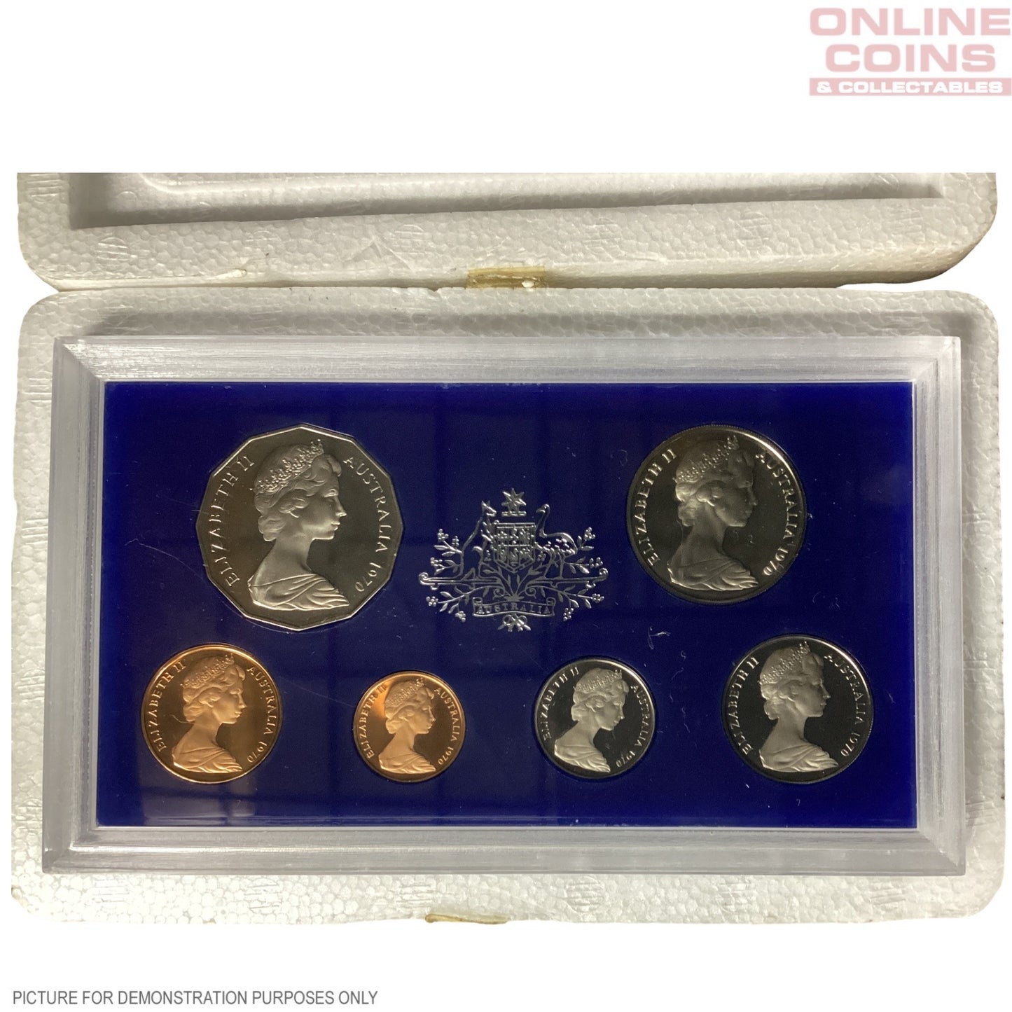 1970 Royal Australian Mint Six Coin PROOF Year Set