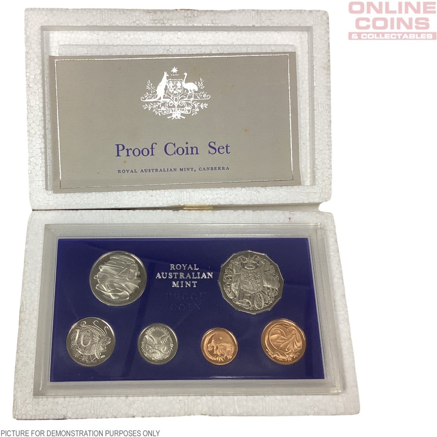 1975 Royal Australian Mint Six Coin PROOF Year Set