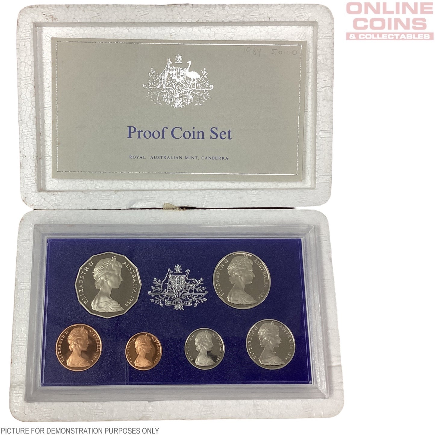 1984 Royal Australian Mint Six Coin PROOF Year Set