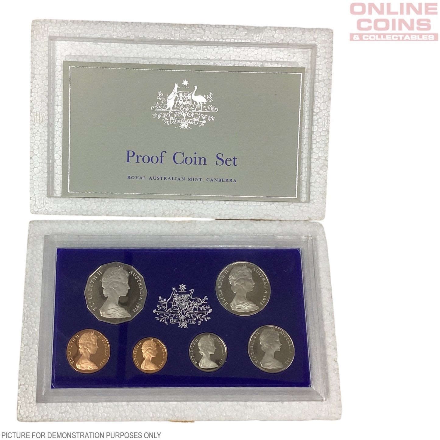 1973 Royal Australian Mint Six Coin PROOF Year Set
