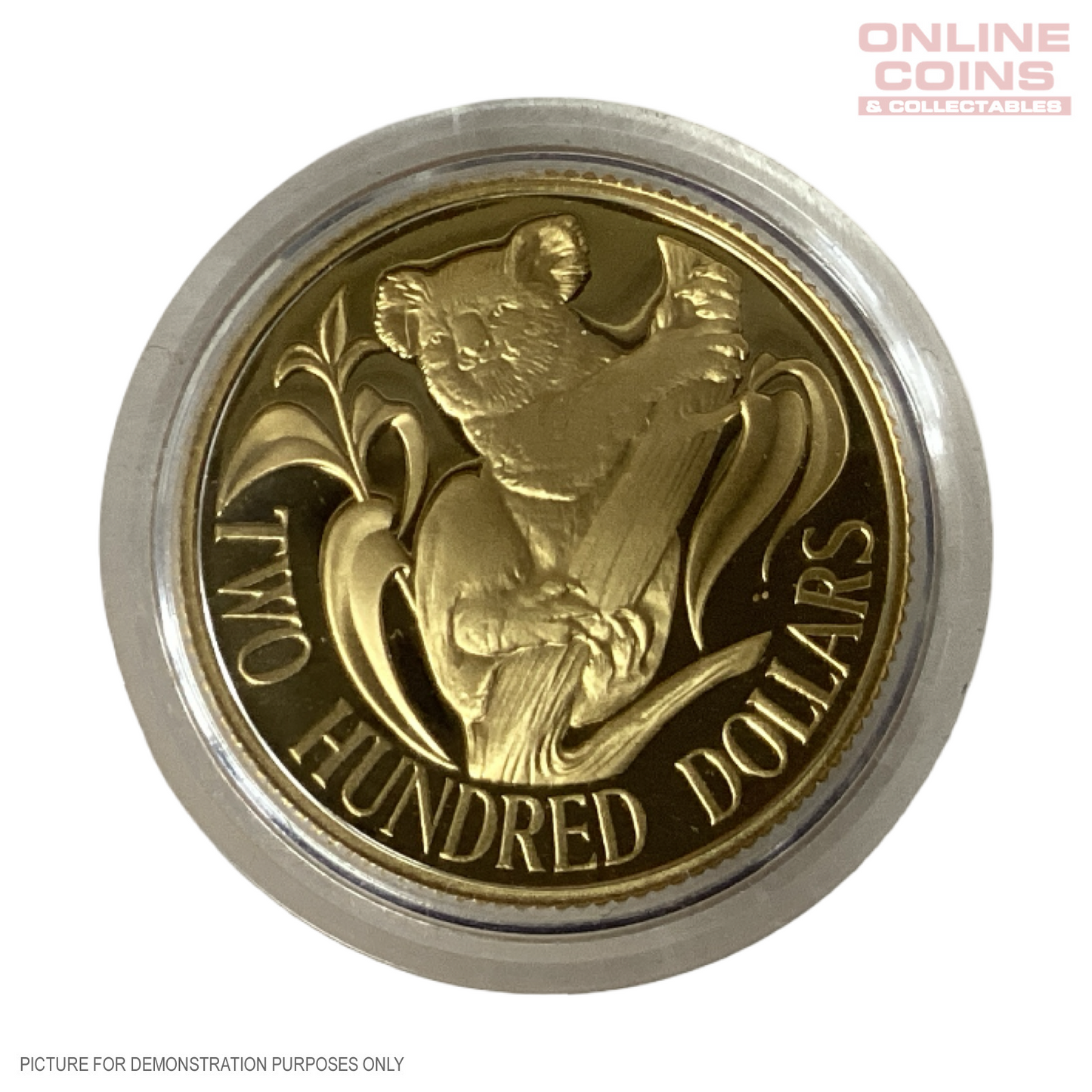 1984 Royal Australian Mint $200 Gold PROOF Coin In Presentation Box - Koala