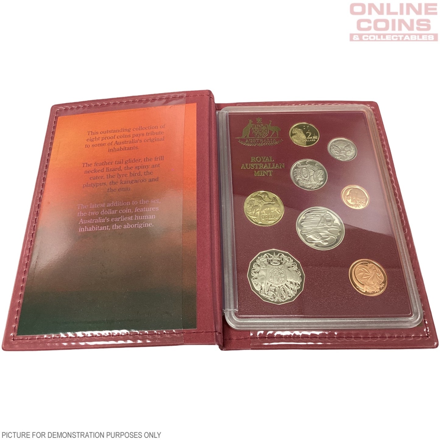 1989 Royal Australian Mint Eight Coin PROOF Year Set