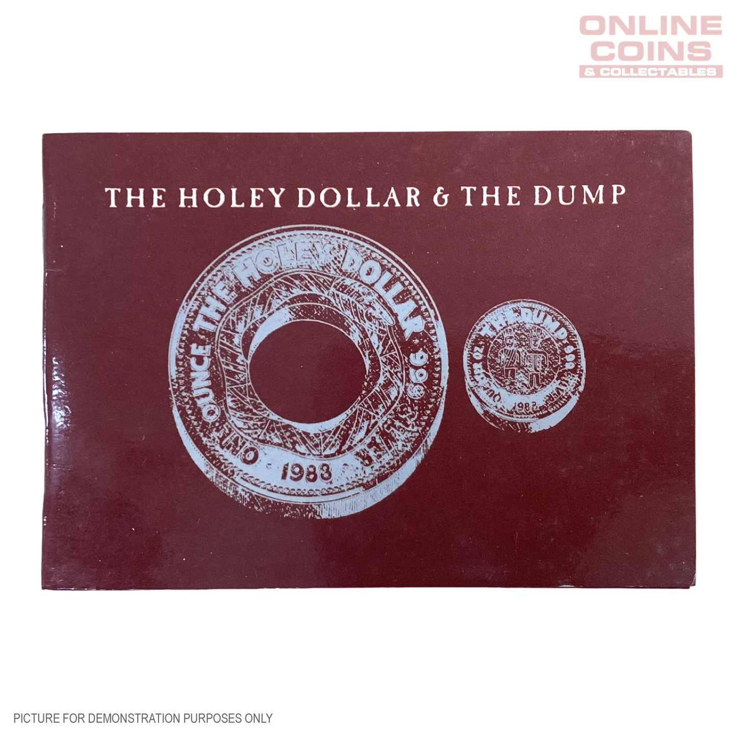 1988 Perth Mint 1oz & 1/4oz Holey Dollar and Dump - Silver 2 Coin Set