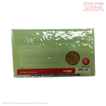 2009 - Australia Post - $1 Chinese Zodiac PNC - Year Of The Ox