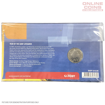 2007 - Australia Post - Royal Australian Mint - Year of the Surf Lifesaver 20c PNC