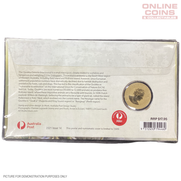2021 - Australia Post - Perth Mint - Quokka PNC