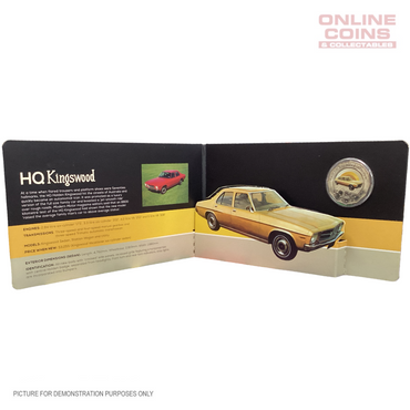 2016 - Royal Australian Mint - HQ Kingswood Coloured 50c Coin in Card