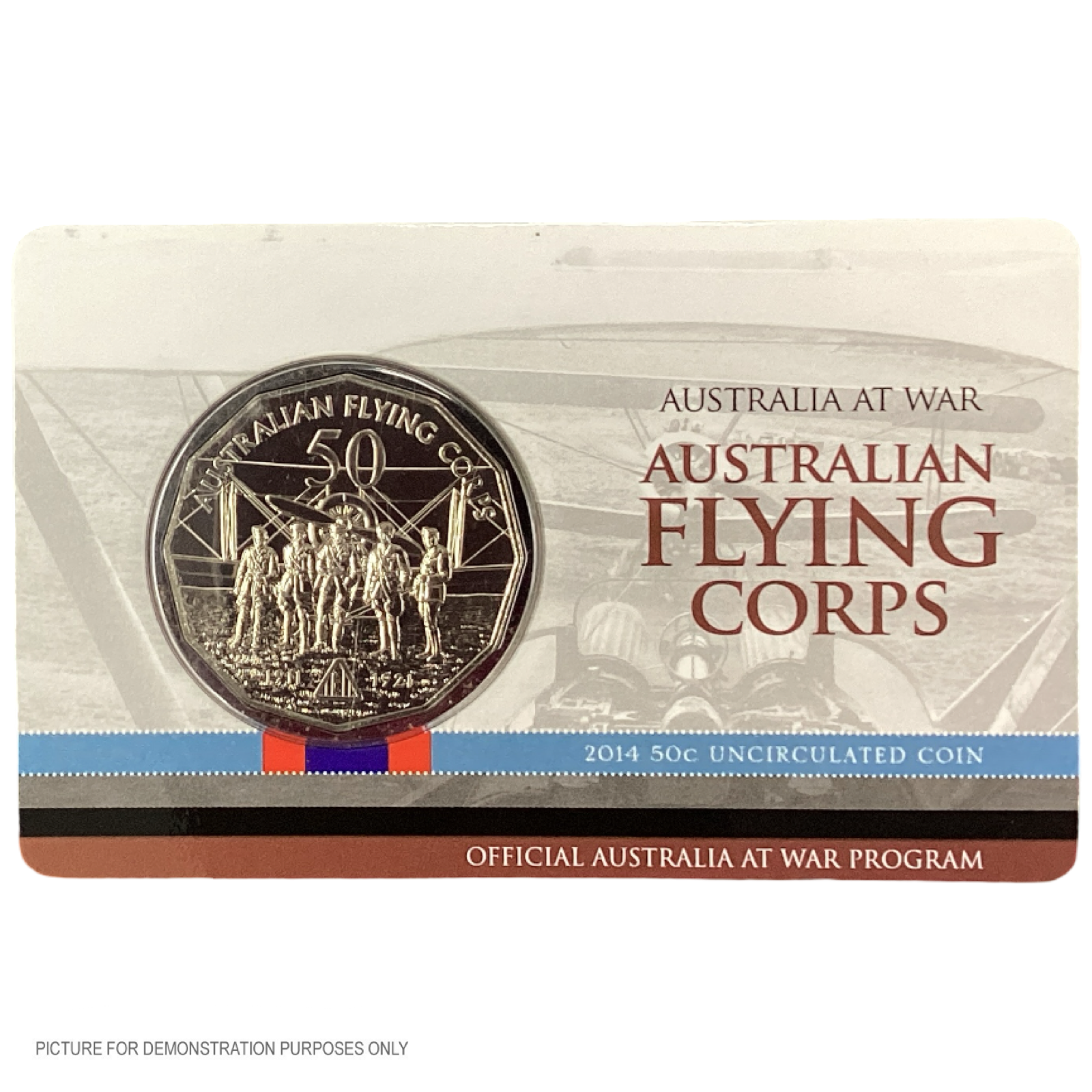 2014 UNC 50c - Australia at War - The Australian Flying Corps
