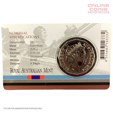 2014 UNC 50c - Australia at War - The Australian Flying Corps
