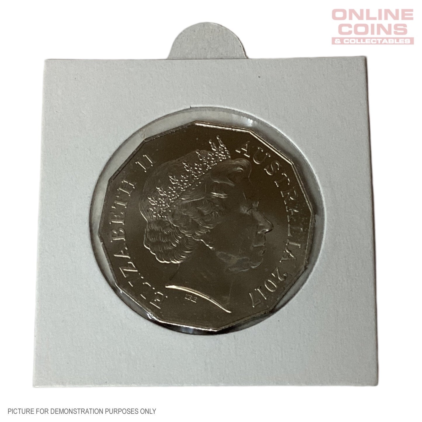 2017 Loose Ford Australian Classics Coloured 50c Coin In 2x2 From Ford Collection Tin - XK Falcon