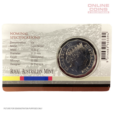 2014 UNC 50c - Australia at War - Gallipoli Campaign