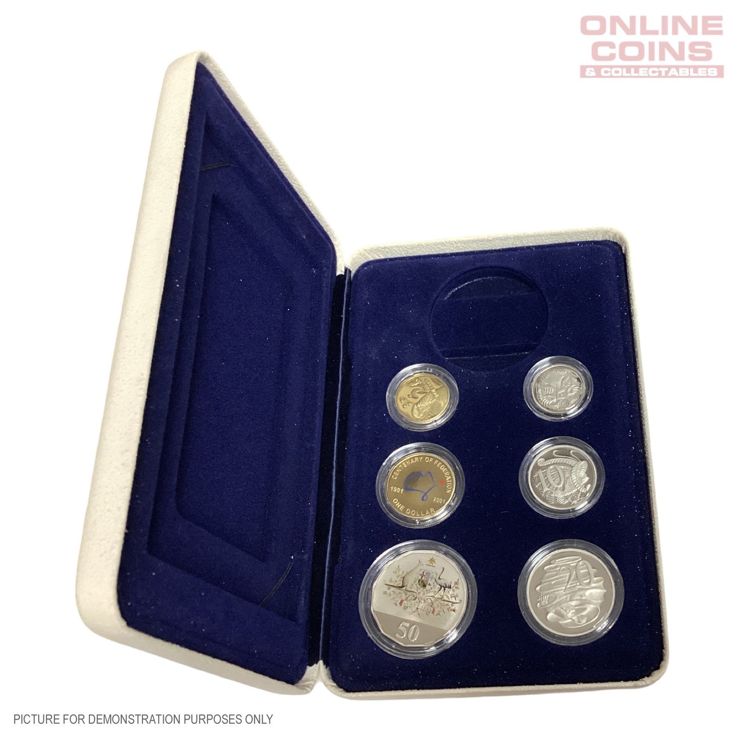 2001 Baby Proof Coin Set Koala Series - Missing Silver Medallion