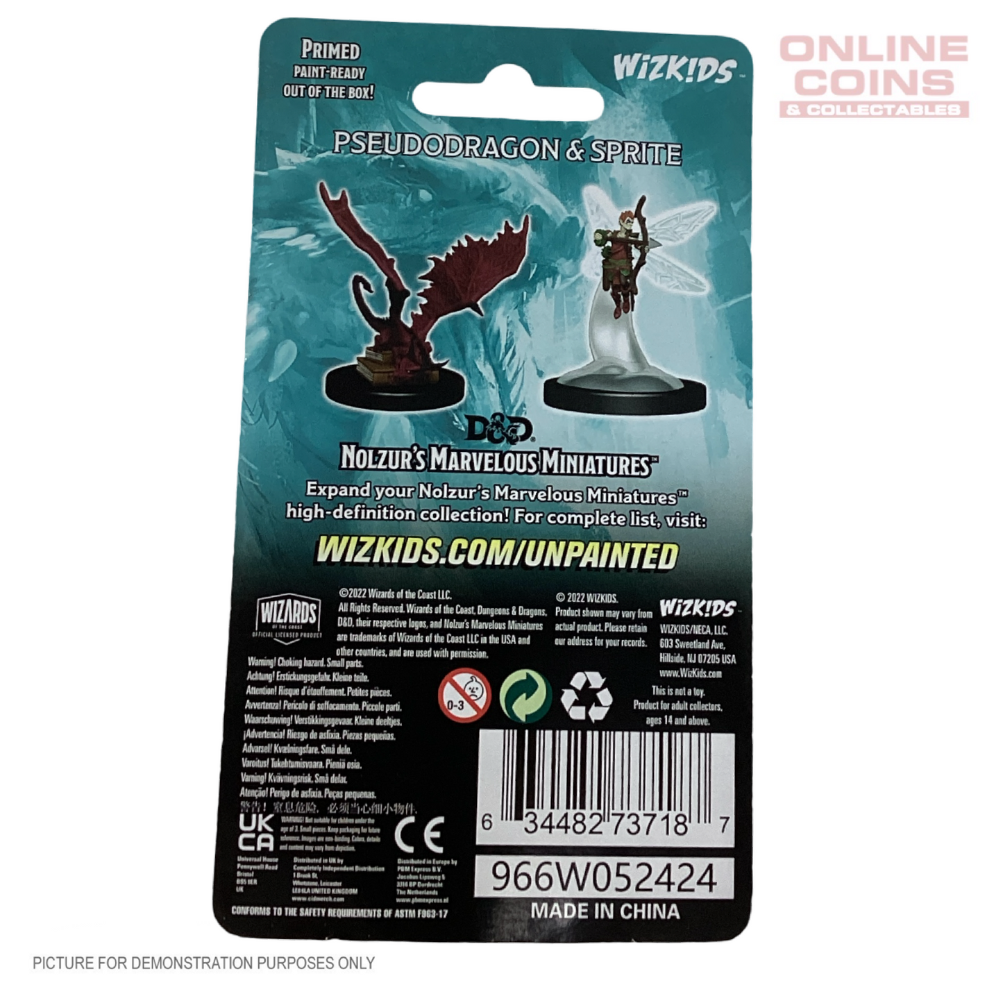 D&D Nolzurs Marvelous Unpainted Miniatures Sprite & Pseudodragon