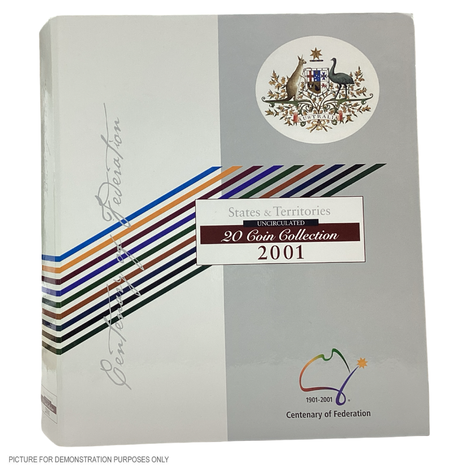 2001 Royal Australian Mint - Centenary of Federation 20 Coin Collection Folder