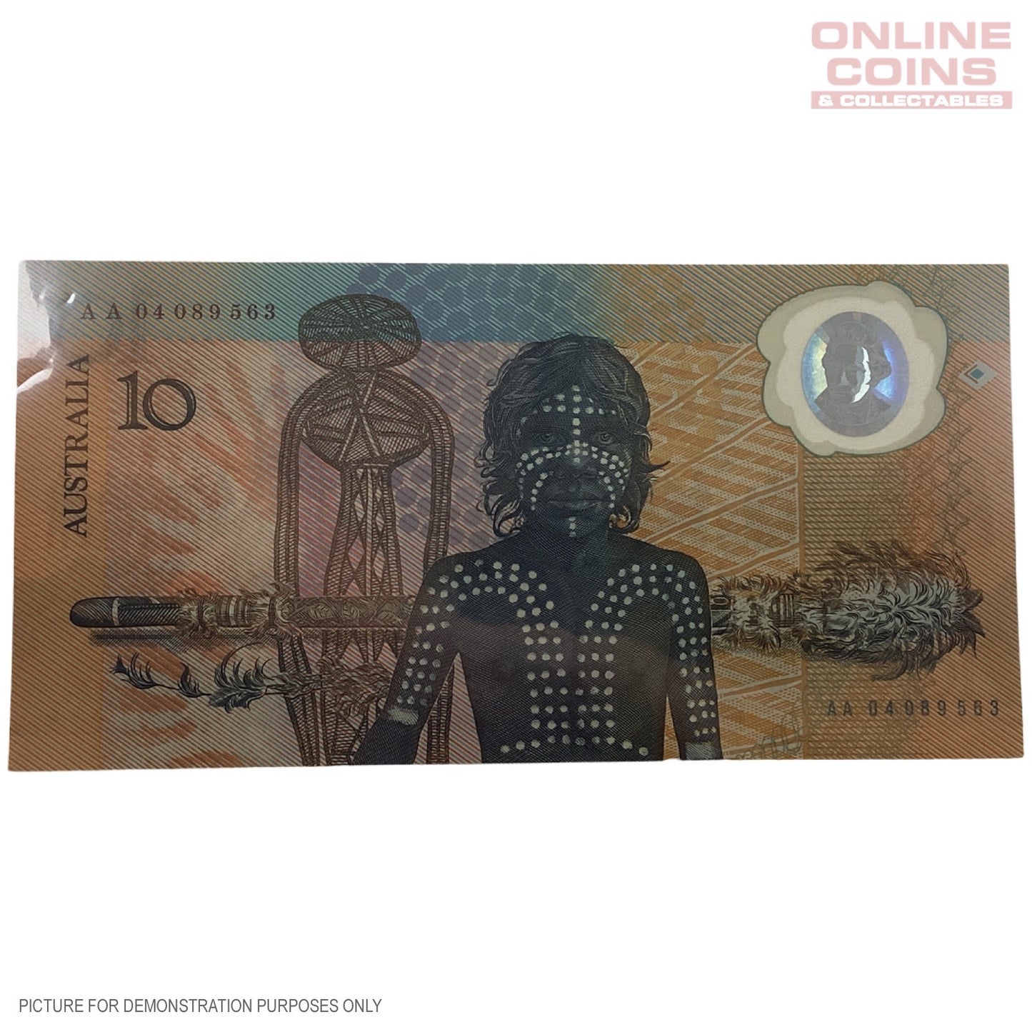 1988 Bicentenary Polymer $10 Note in Folder