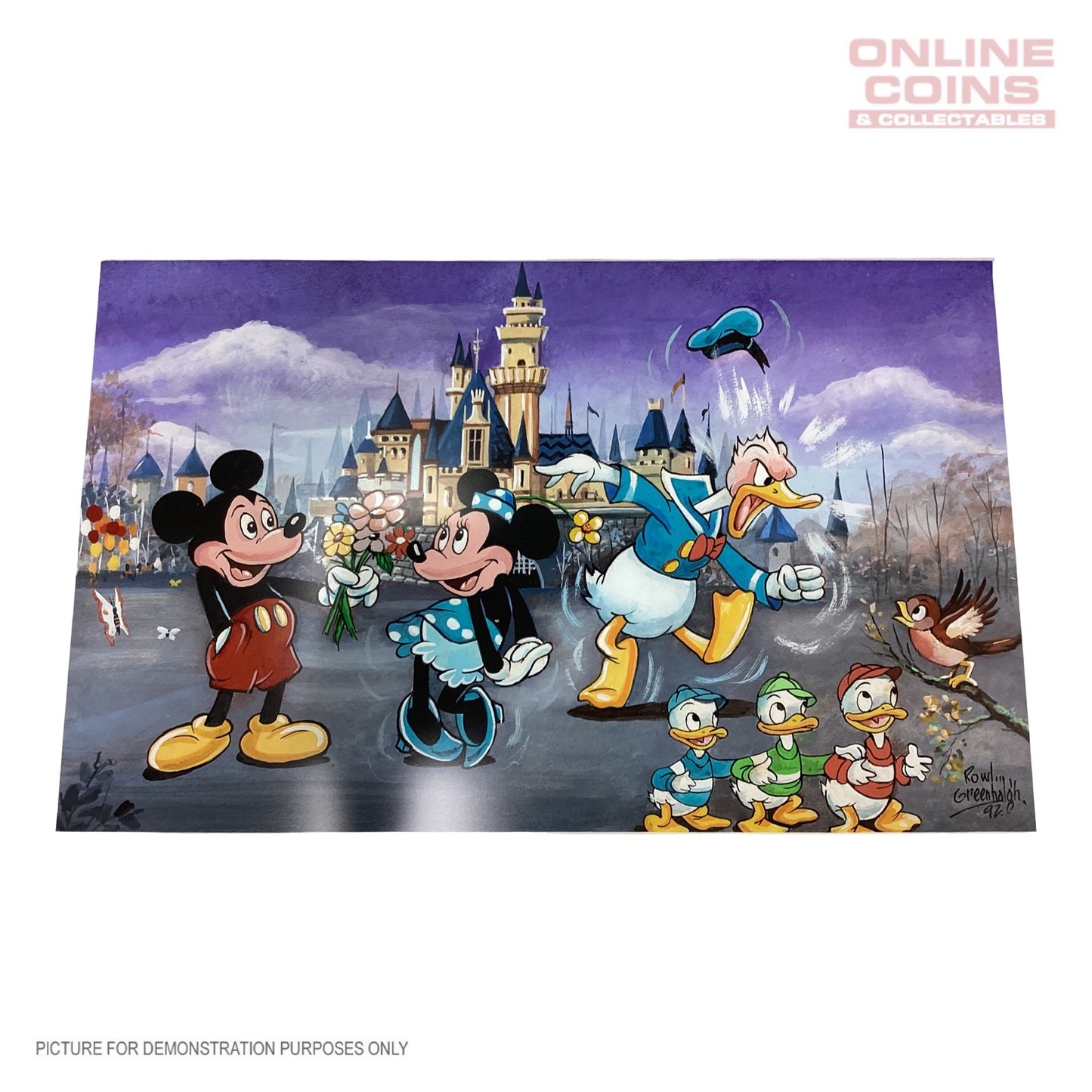 '92' Disney Original Painting - Rowl Greenhalgh