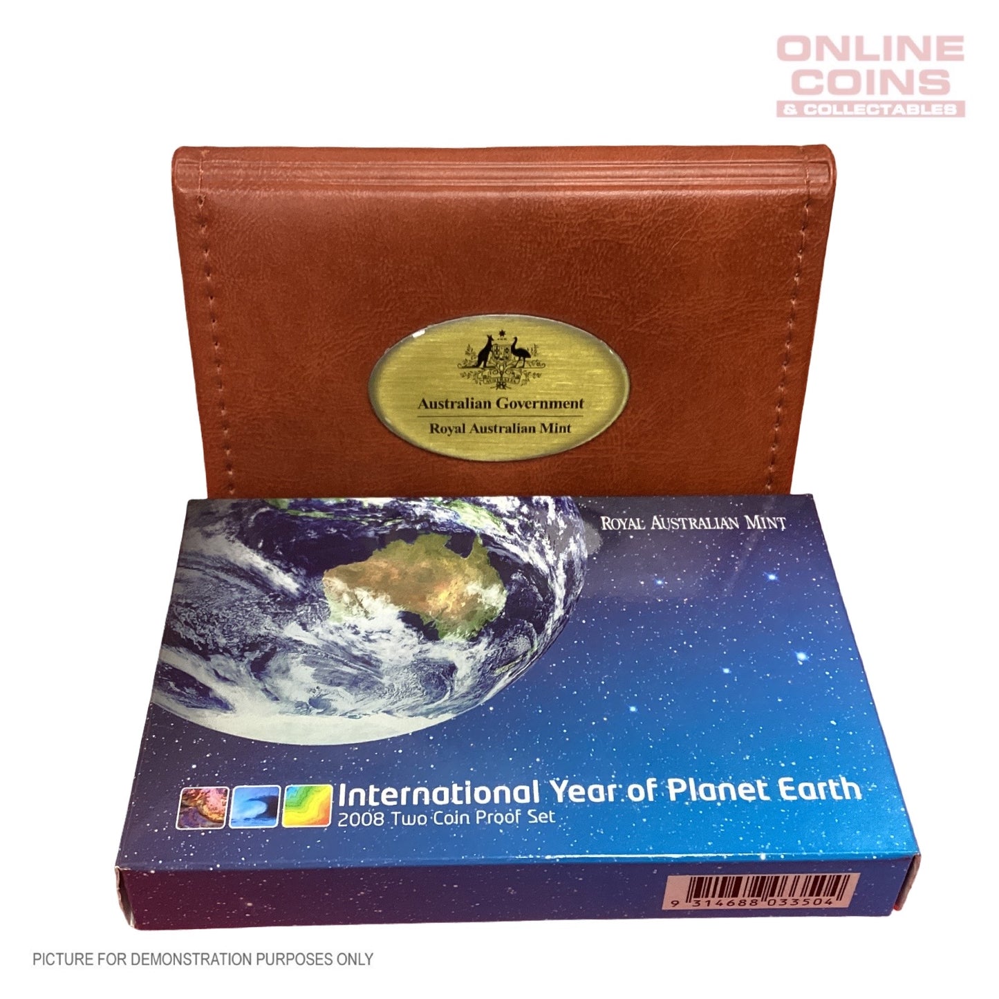 2008 Royal Australian Mint - International Year of Planet Earth - Two Coin Proof Set