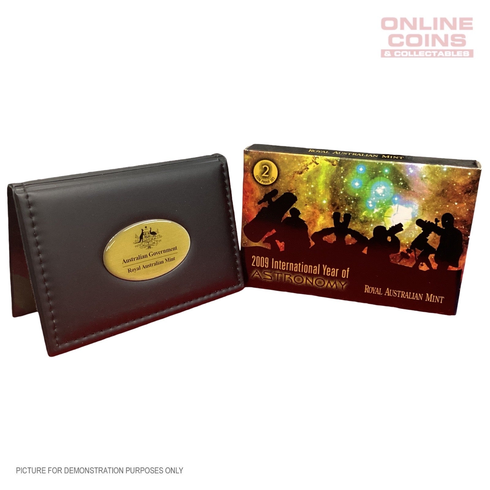 2009 Royal Australian Mint - International Year of Astronomy - Two Coin Proof Set