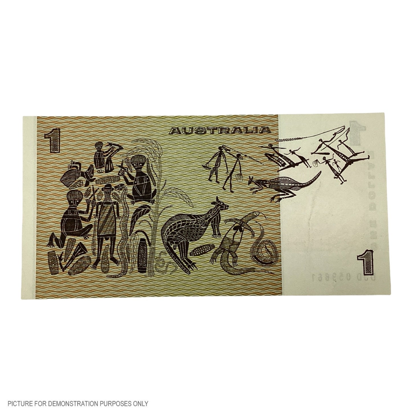 1982 UNC $1 Johnston/Stone Paper Note (Australia)
