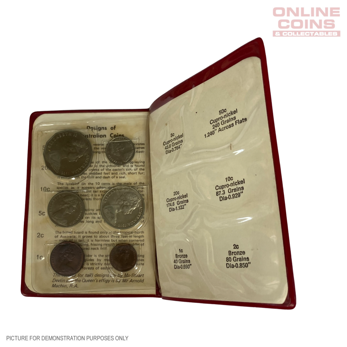 1970 Six Coin Uncirculated Year Set