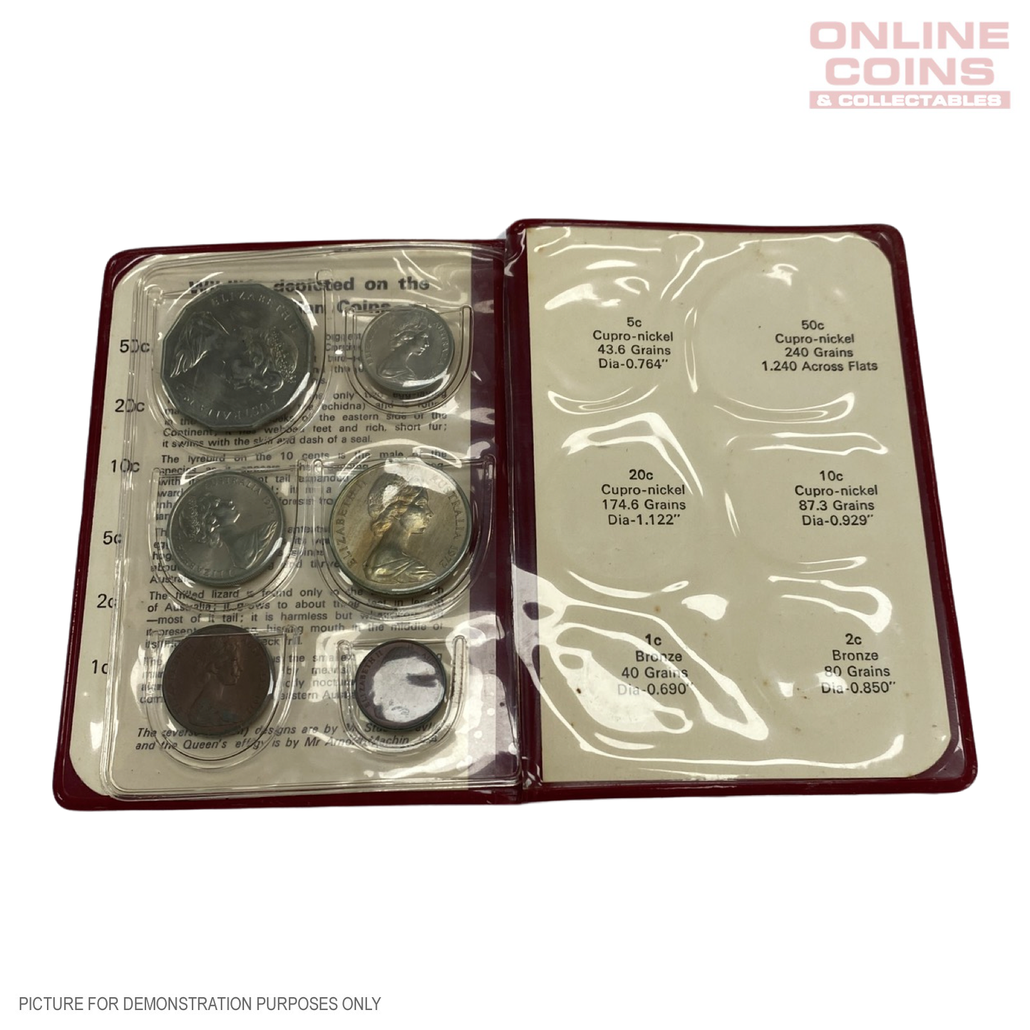 1972 Six Coin Uncirculated Year Set