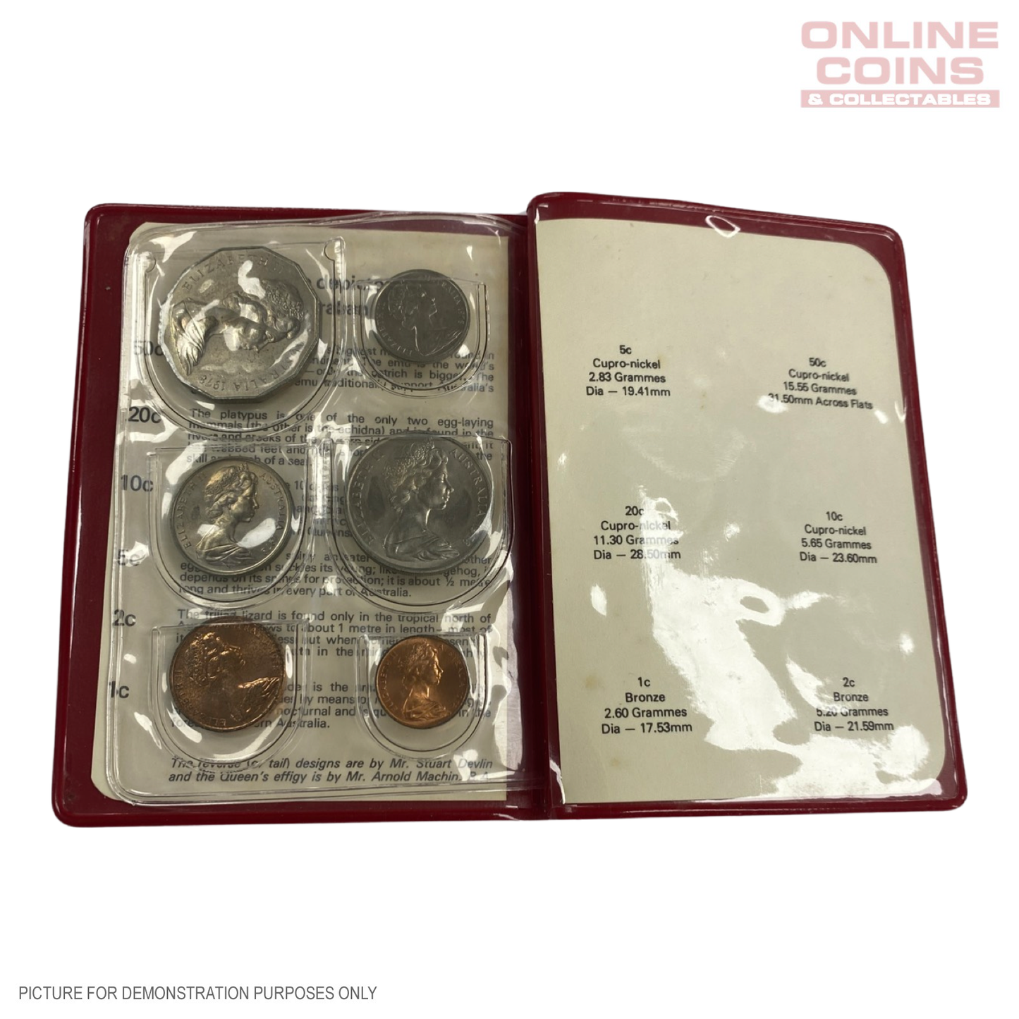 1978 Six Coin Uncirculated Year Set