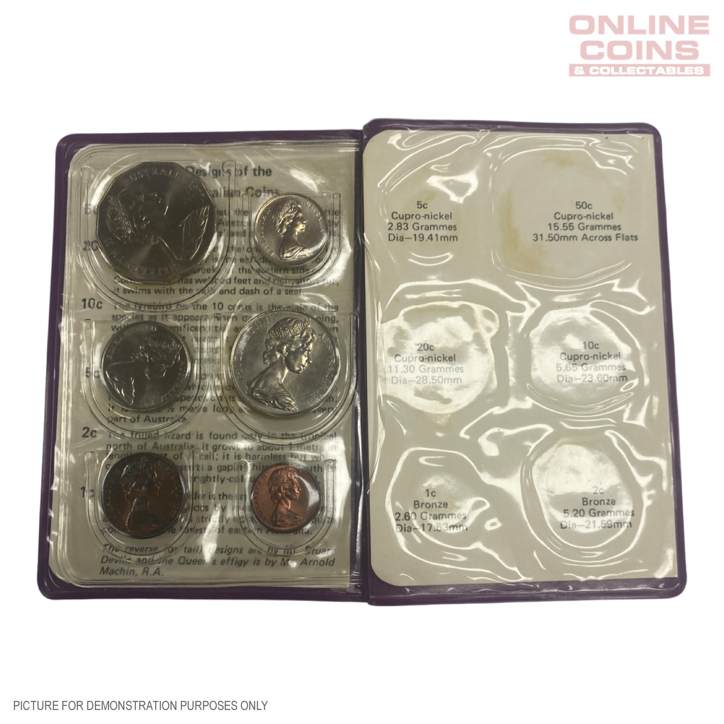 1977 Six Coin Uncirculated Year Set - Silver Jubilee