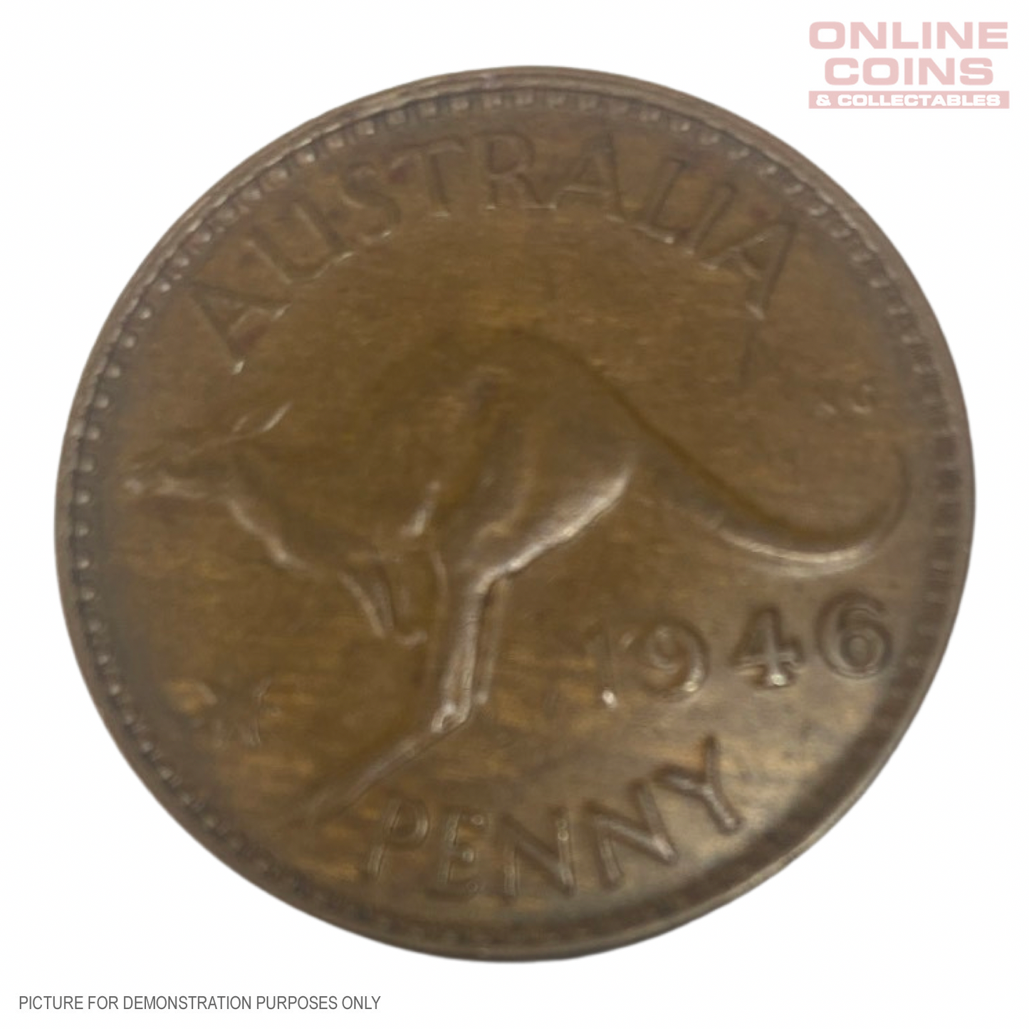 1946 Australian Penny - Extremely Fine Grade