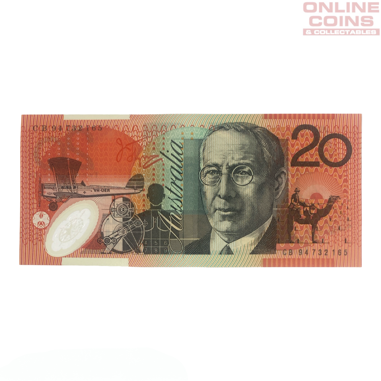 1994 Fraser Evans $20 Polymer Note - Almost Uncirulated