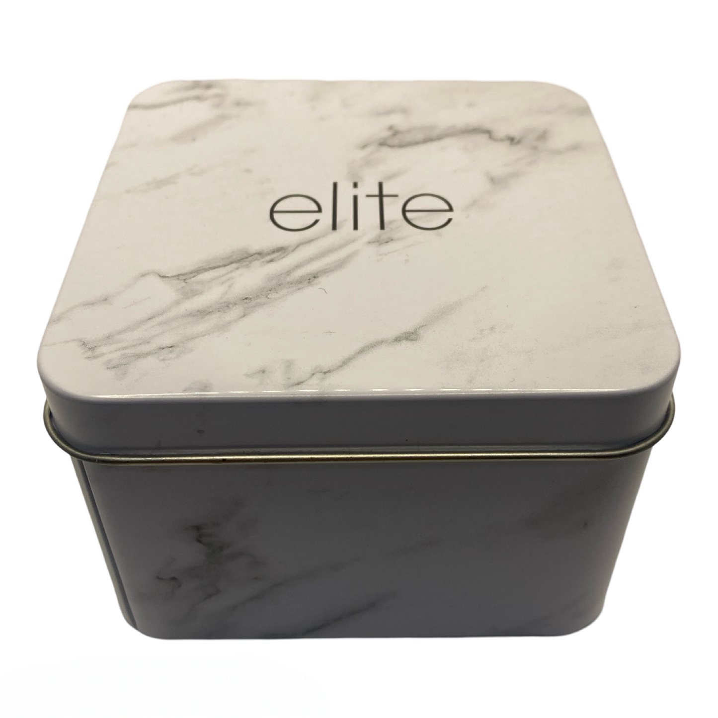 Elite Ladies Gold Tone Marble Dial Mesh Watch