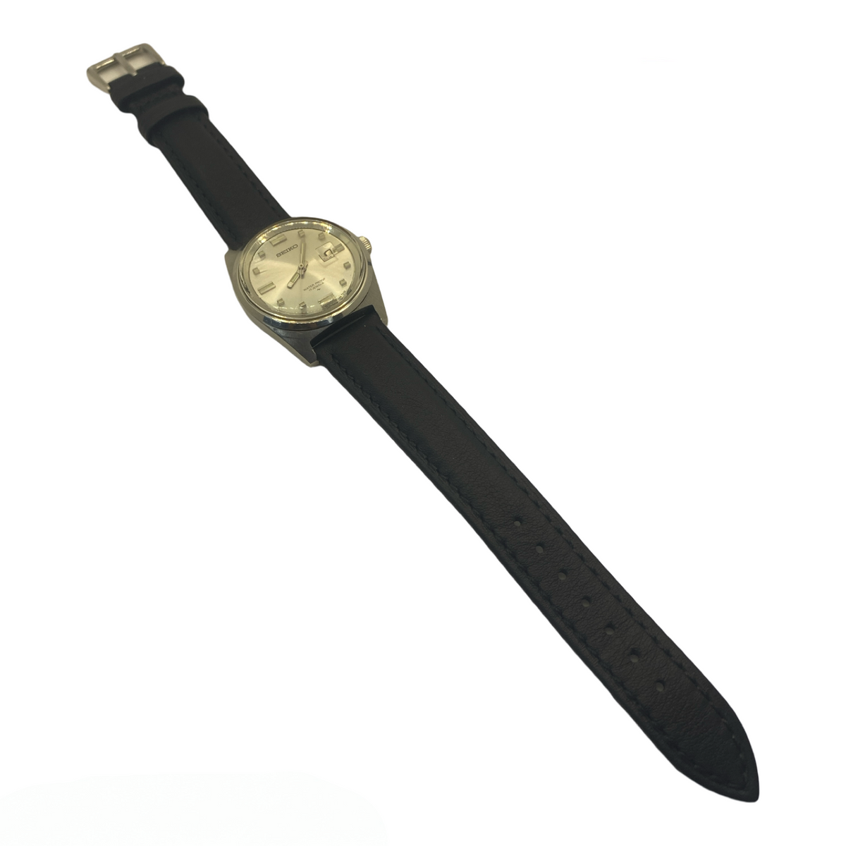 SEIKO 2118-0350-P Ladies Mechanical Watch - New Leather Strap