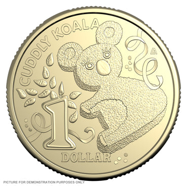 2025 Women's Weekly Birthday Cake - $1 Uncirculated Carded Coin - Cuddly Koala