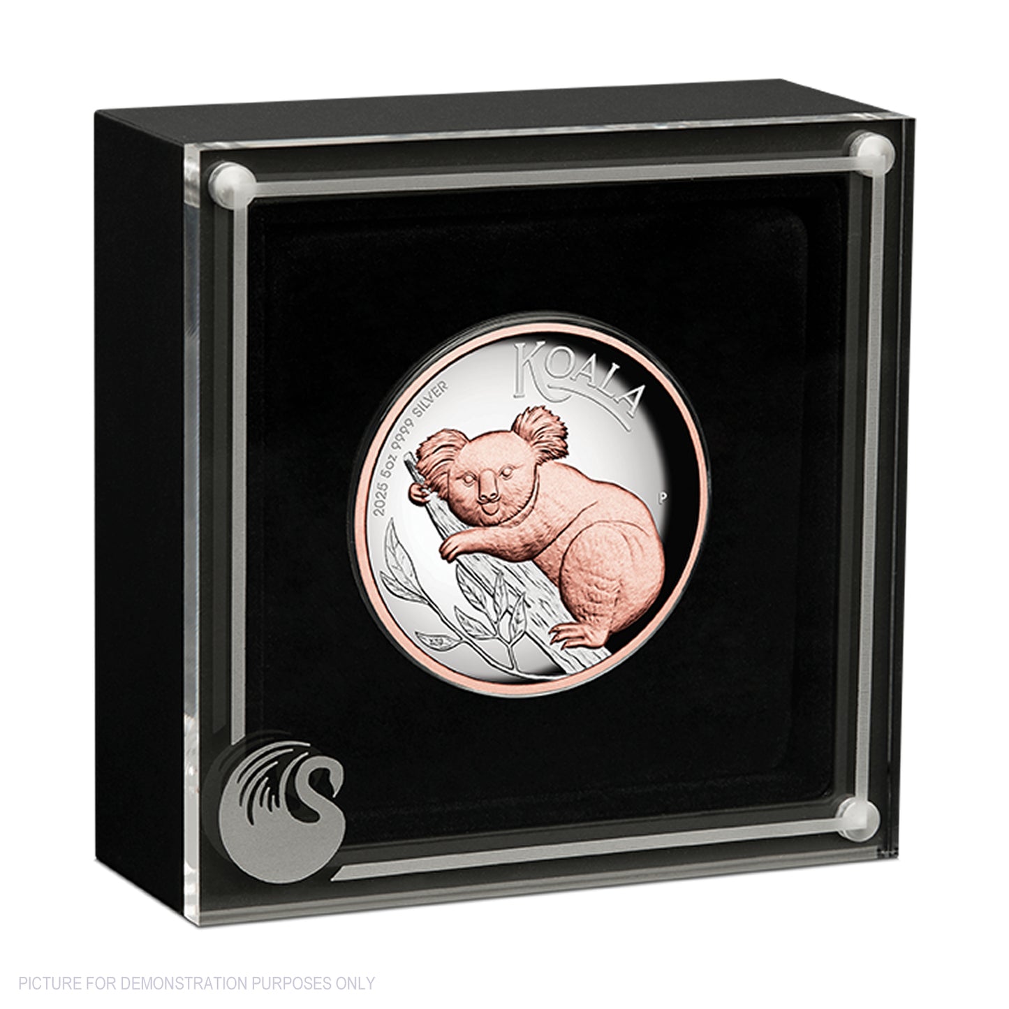 2025 Perth Mint 5oz Silver Proof High Relief Gilded Coin - Australian Koala