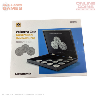 Lighthouse Presentation Case for 20 Kookaburra Silver Coins in Capsules - Black