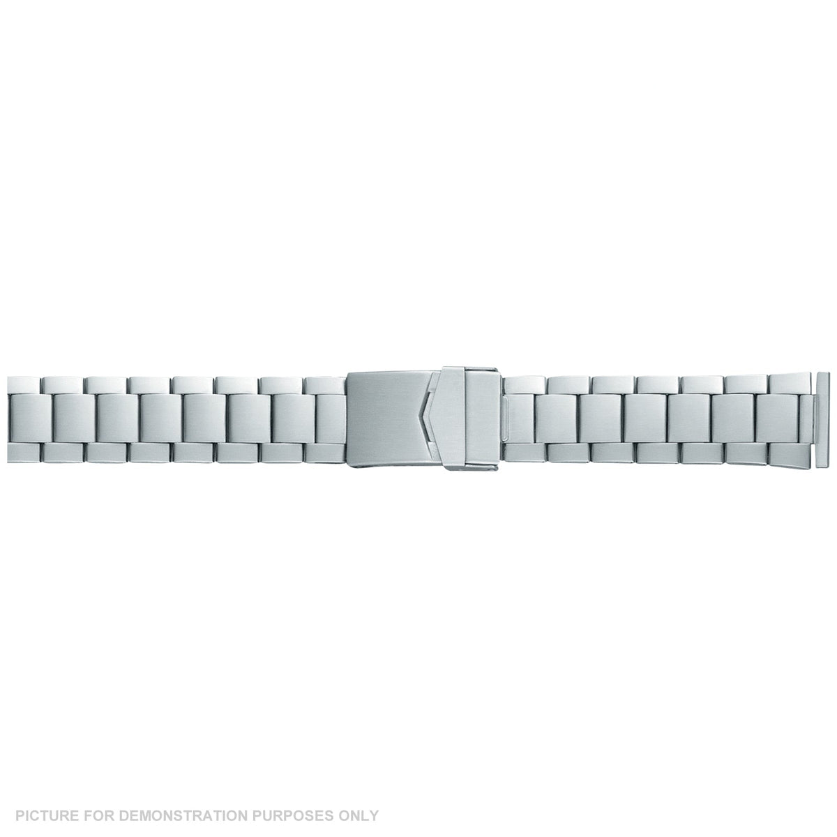 Condor 20mm Brushed Stainless Steel Sports Watch Strap with Safety Clasp