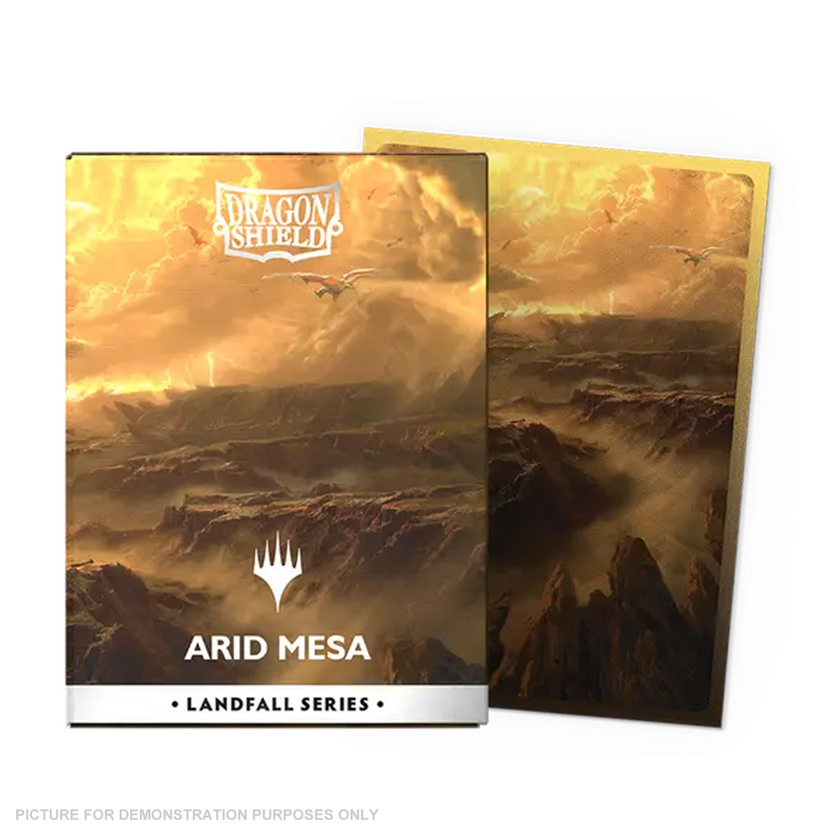 Dragon Shield Sleeves – Matte Dual Art – MTG Landfall Series Arid Mesa