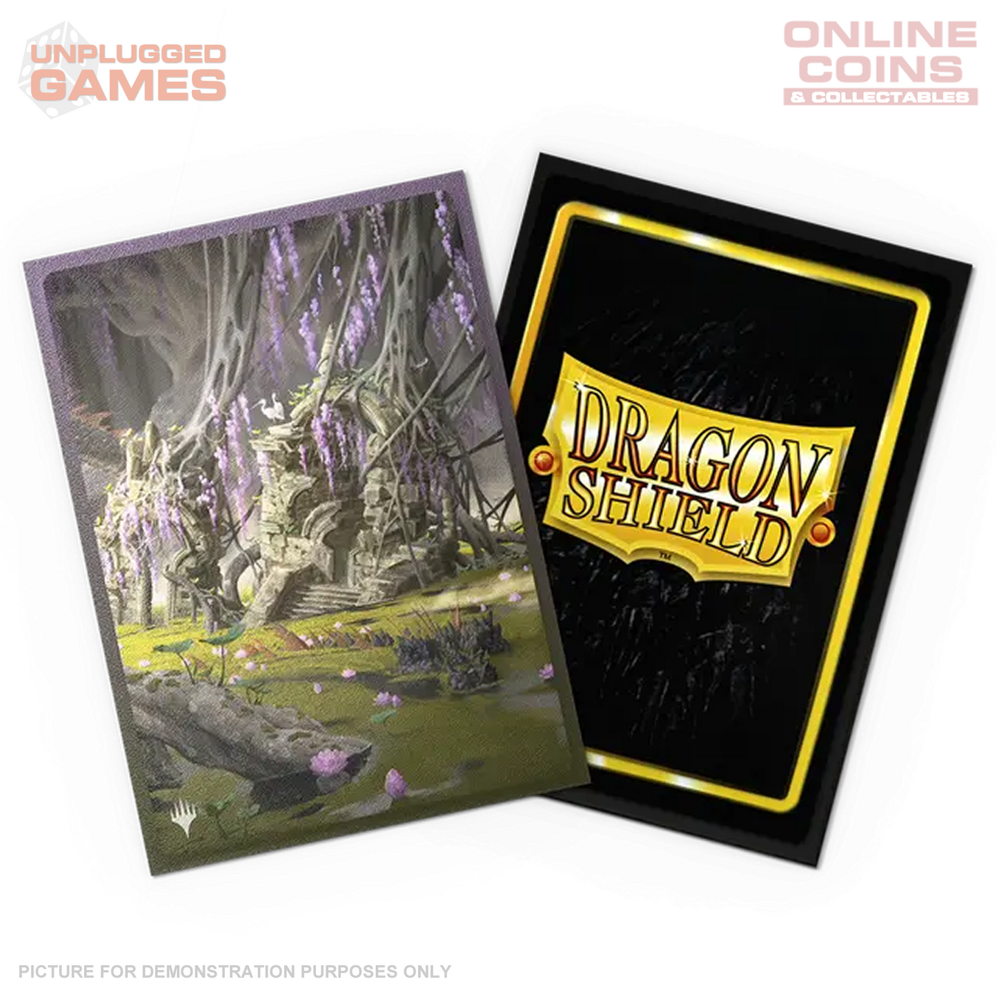 Dragon Shield Sleeves – Matte Dual Art – MTG Landfall Series Verdant Catacombs