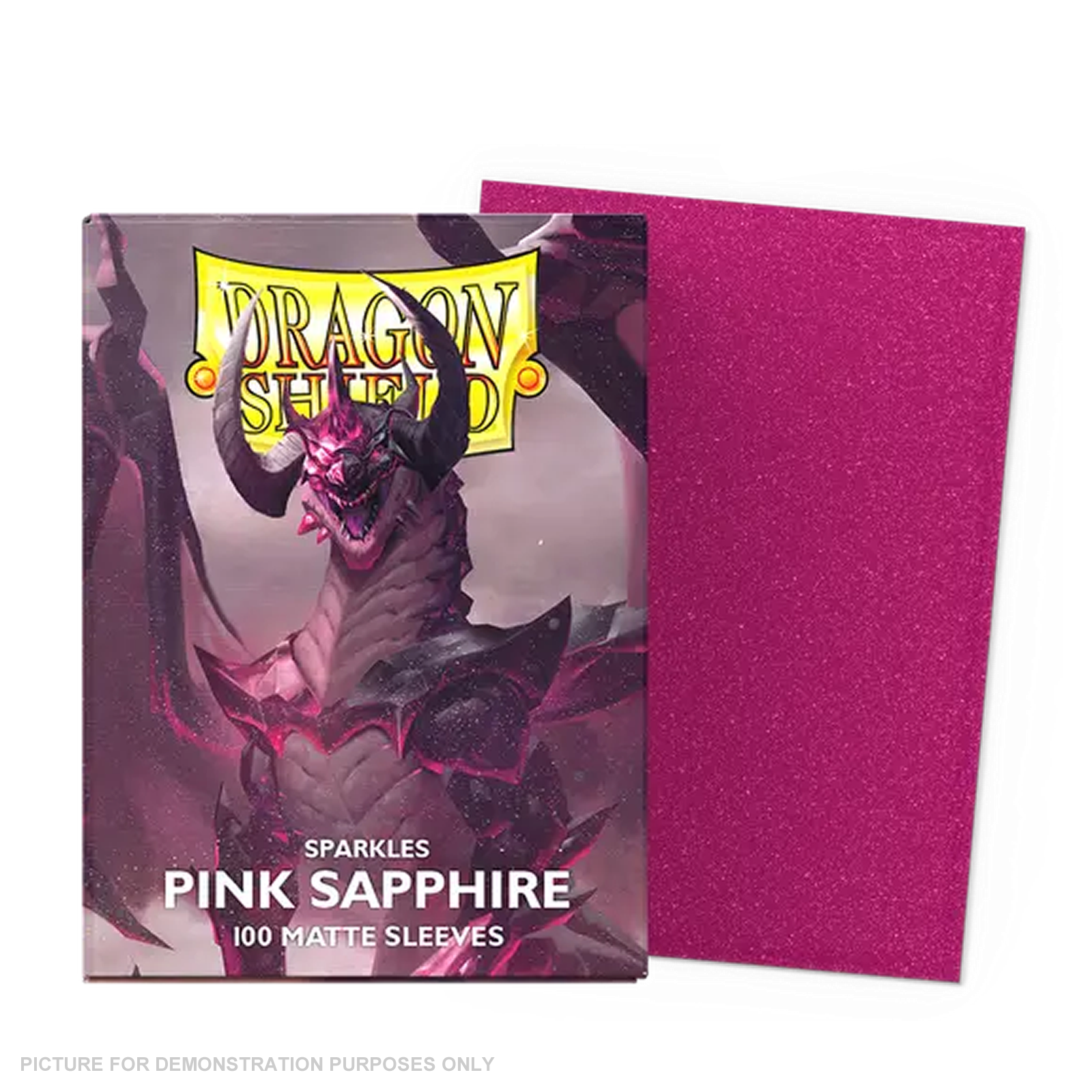 Dragon Shield Sleeves – Matte – Sparkles Pink Sapphire