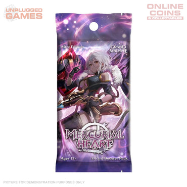 Grand Archive TCG: Mercurial Heart – SEALED Booster BOX (20 Packs) – Alter Edition