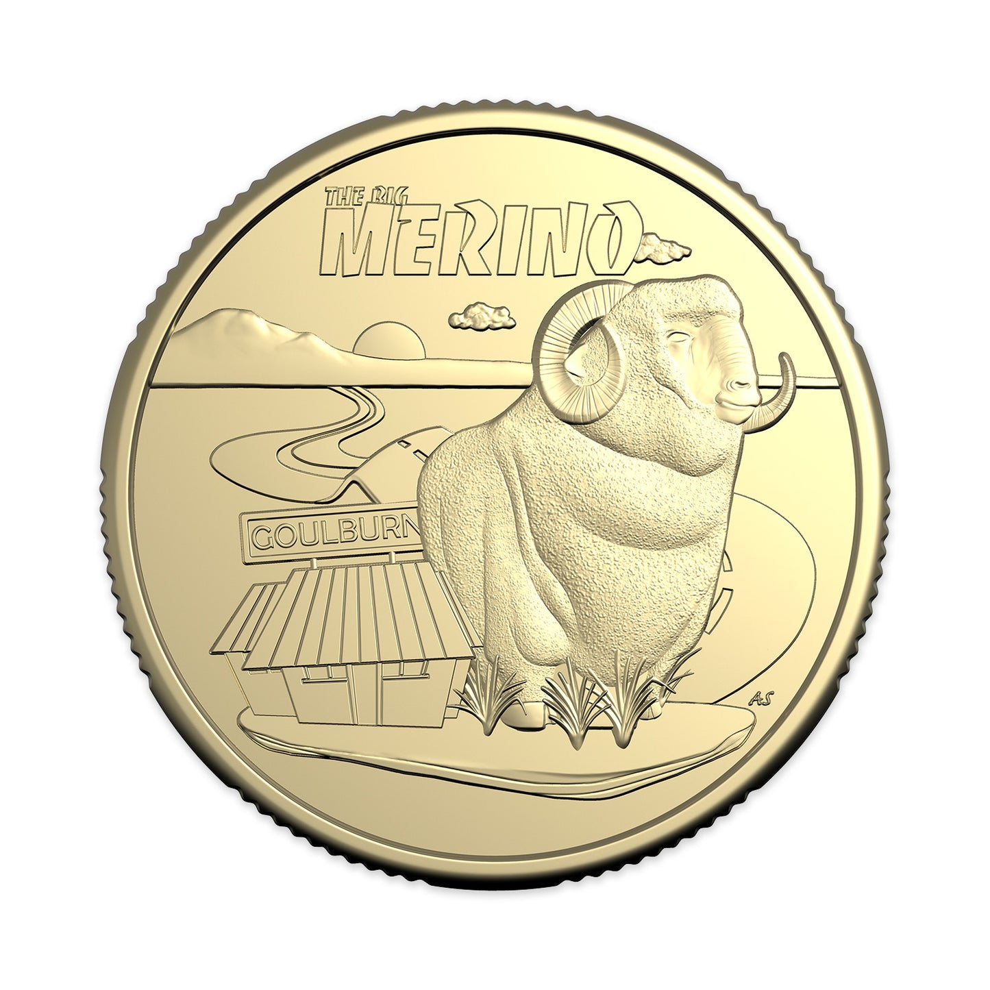 2025 Aussie Big Things 2 - Uncirculated $1 Coin in Card - The Big Merino