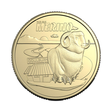2025 Aussie Big Things 2 - Uncirculated $1 Coin in Card - The Big Merino