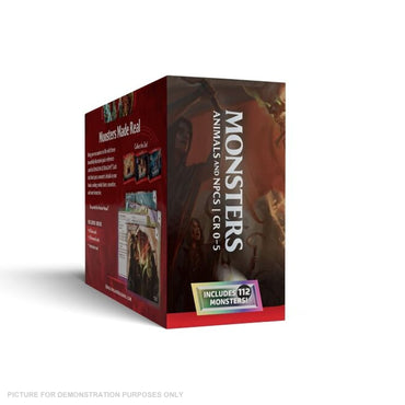 Dungeons & Dragons Reference Cards - Monsters - Animals And NPCs - PREORDER