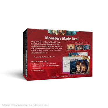 Dungeons & Dragons Reference Cards - Monsters - Mystic And Menacing - PREORDER