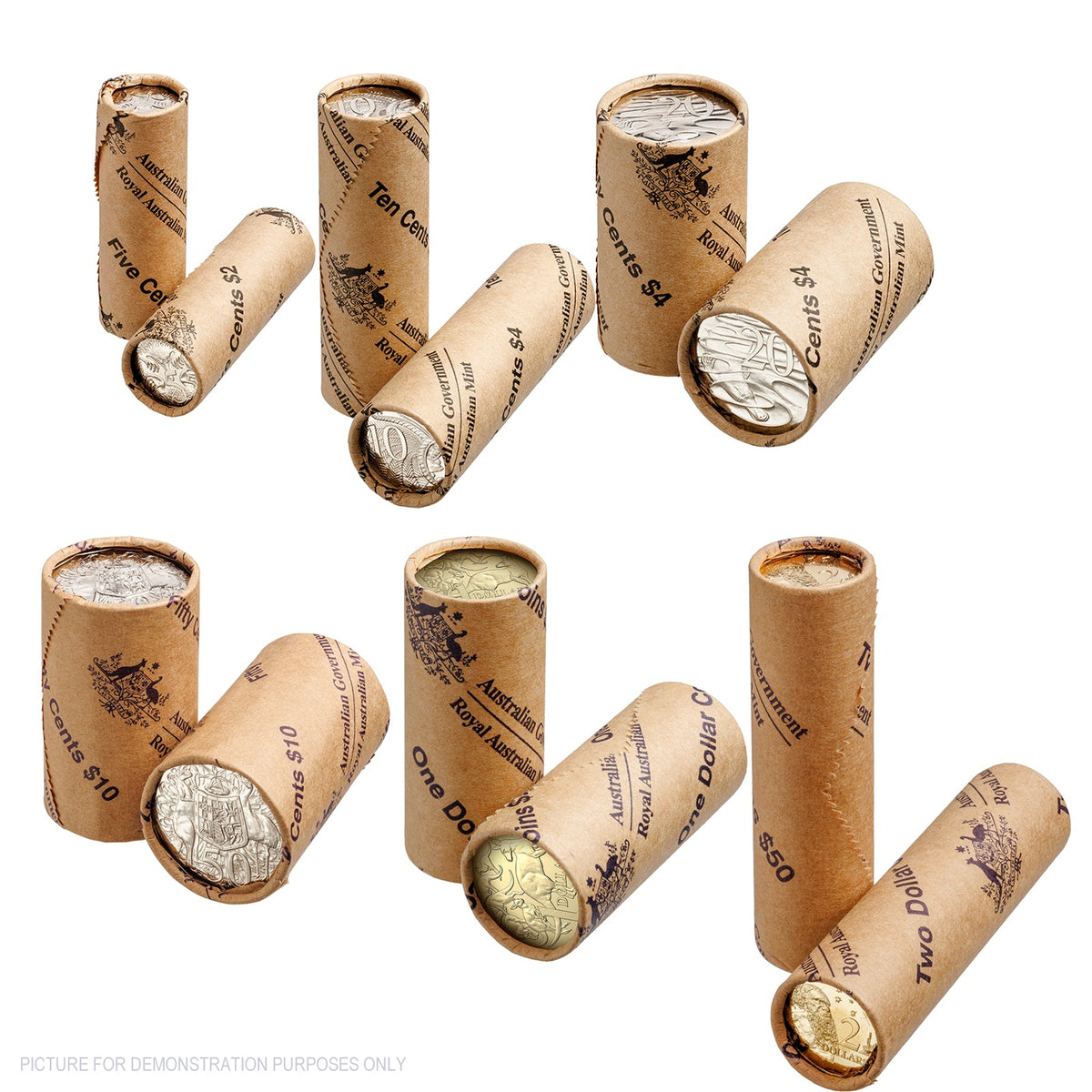 2026 RAM Non-Premium Rolled Coin Set Featuring Mob of Six Commemorative $1 Coin