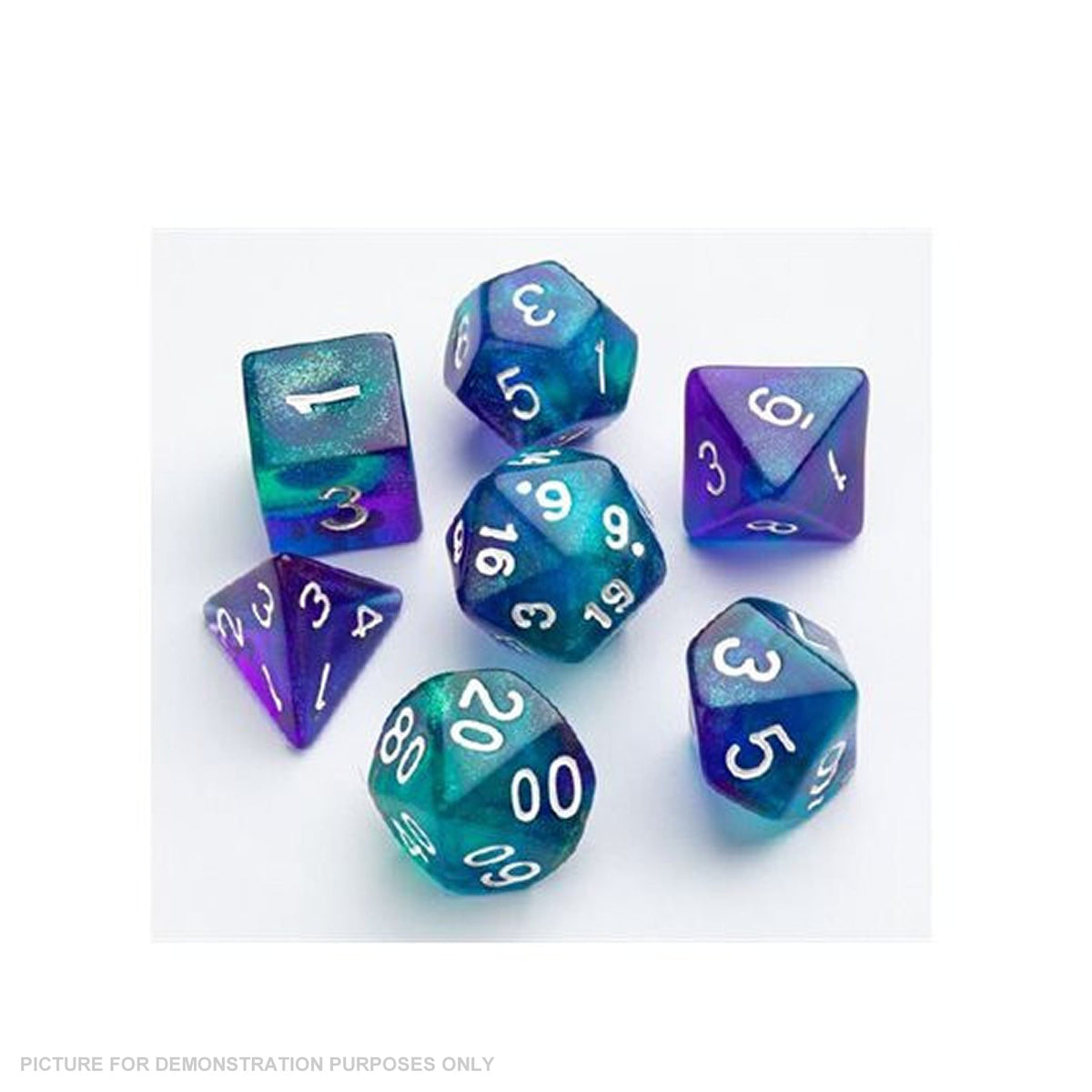 Gamegenic Galaxy Series - Neptune - RPG Dice Set (7pcs)