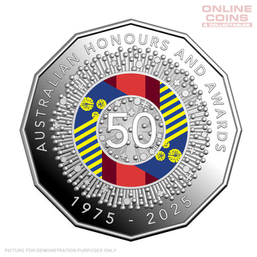 2025 Six-Coin Coloured Proof Year Set - 50th Anniversary of the Australian Honours and Awards System
