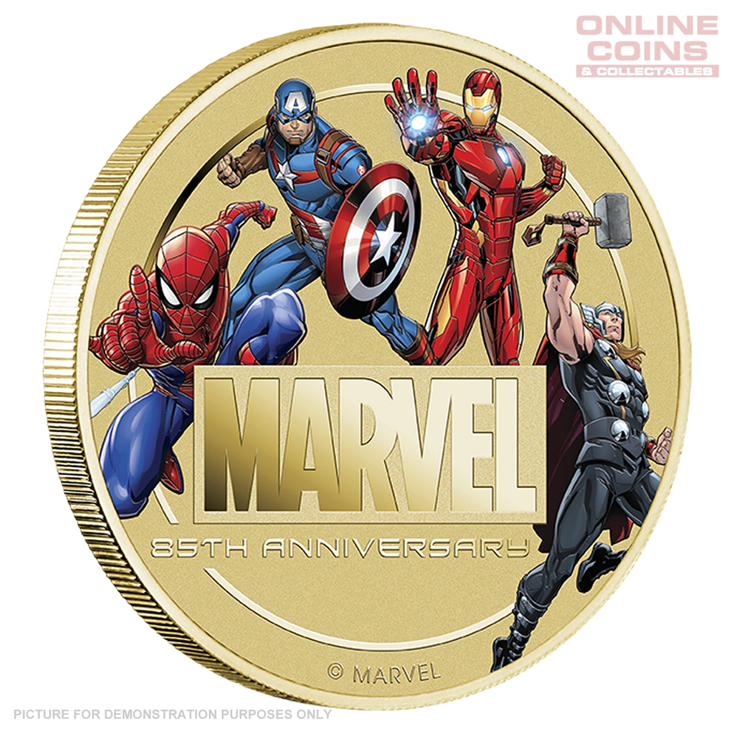 2024 Perth Mint Stamp & Coin Cover - 85th Anniversary of Marvel